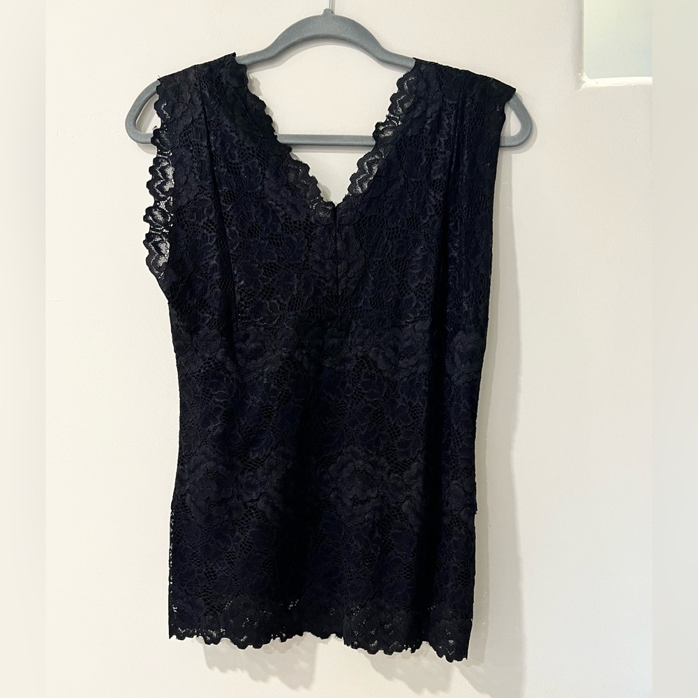 INC Lace v neck blouse